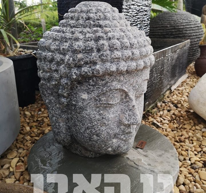 ראש בודהה מאבן גרניט